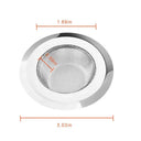 Stainless Steel Mesh Kitchen Sink Filter Strainer Bathroom Drain Screen