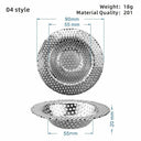 Stainless Steel Mesh Kitchen Sink Filter Strainer Bathroom Drain Screen