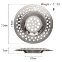 Stainless Steel Mesh Kitchen Sink Filter Strainer Bathroom Drain Screen