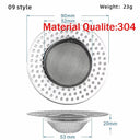Stainless Steel Mesh Kitchen Sink Filter Strainer Bathroom Drain Screen