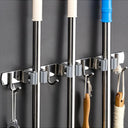 Stainless Steel Mop Holder: Efficient Storage For Tools