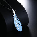 Stainless Steel Music Guitar Pendant Necklace for Men Ladies