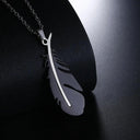 Stainless Steel Music Guitar Pendant Necklace for Men Ladies