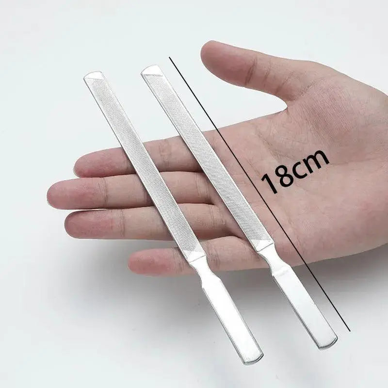 Stainless Steel Nail File Block For Professional Manicure