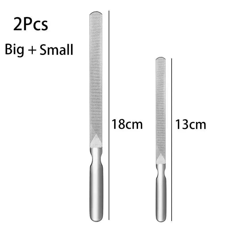 Stainless Steel Nail File Block For Professional Manicure