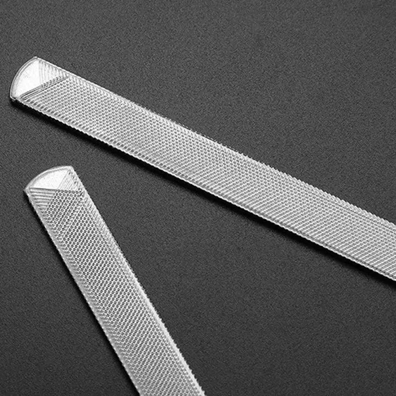 Stainless Steel Nail File Block For Professional Manicure