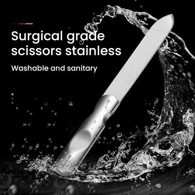 Stainless Steel Nail File Set For Salon Quality Nails