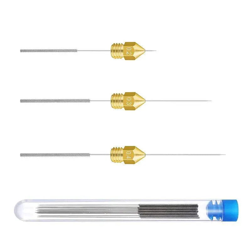 Stainless Steel Nozzle Cleaning Needles Set For 3D Prints