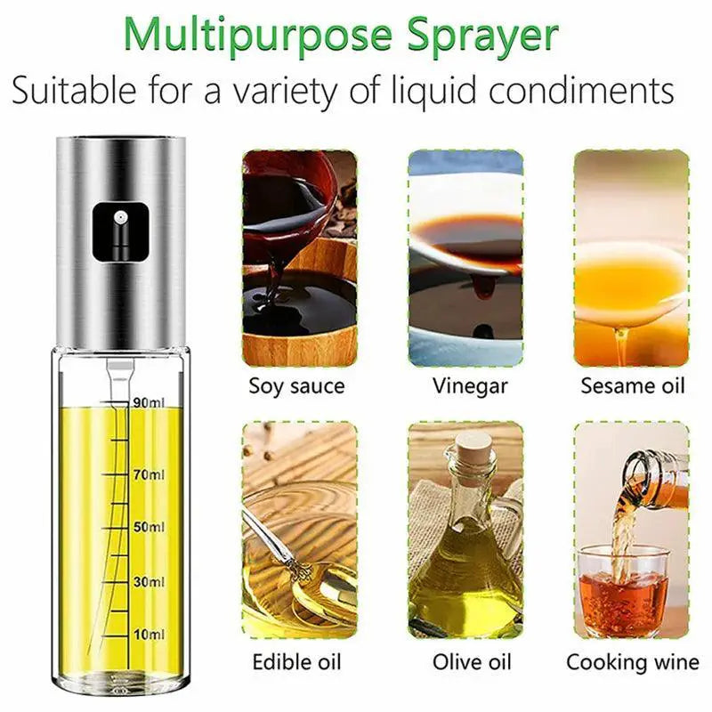 Stainless Steel Oil Sprayer With Adjustable Nozzle