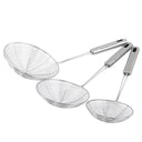 Stainless Steel Oval Skimmer Colander Eco Friendly Strainer