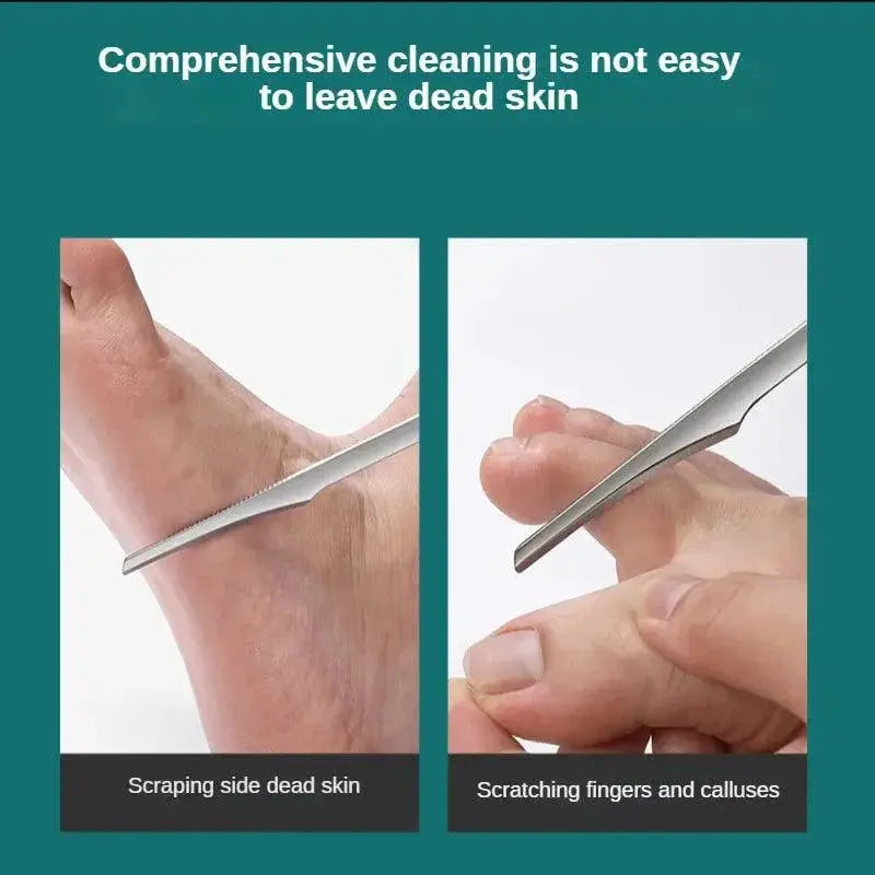 Stainless Steel Pedicure Tool Trio Premium Foot Care Set