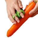 Stainless Steel Peeler With Non Slip Grip Black Greenish For Kitchen And Camping