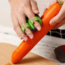 Stainless Steel Peeler With Non Slip Grip Black Greenish For Kitchen And Camping