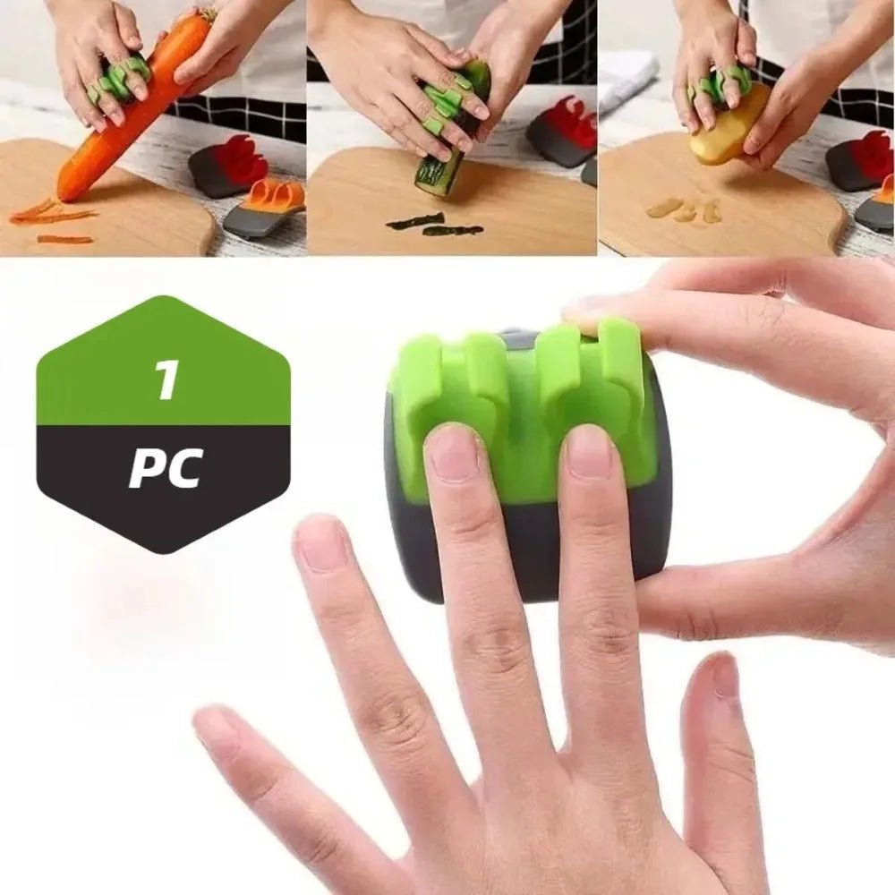 Stainless Steel Peeler With Non Slip Grip Black Greenish For Kitchen And Camping