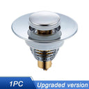 Stainless Steel Pop-Up Sink Strainer Hair Catcher Stopper