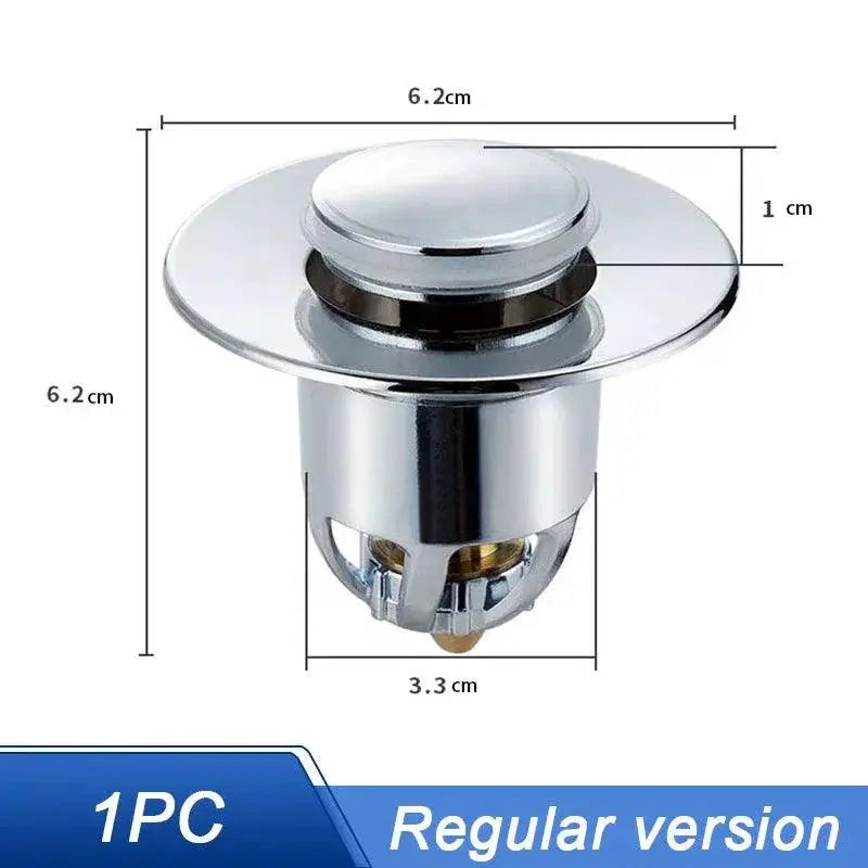 Stainless Steel Pop Up Sink Strainer Hair Catcher Stopper