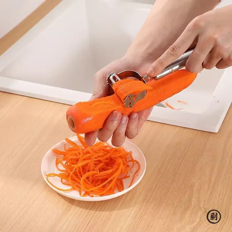 Stainless Steel Potatoes Cucumber Carrot Grater Julienne Peeler Vegetable Slicer