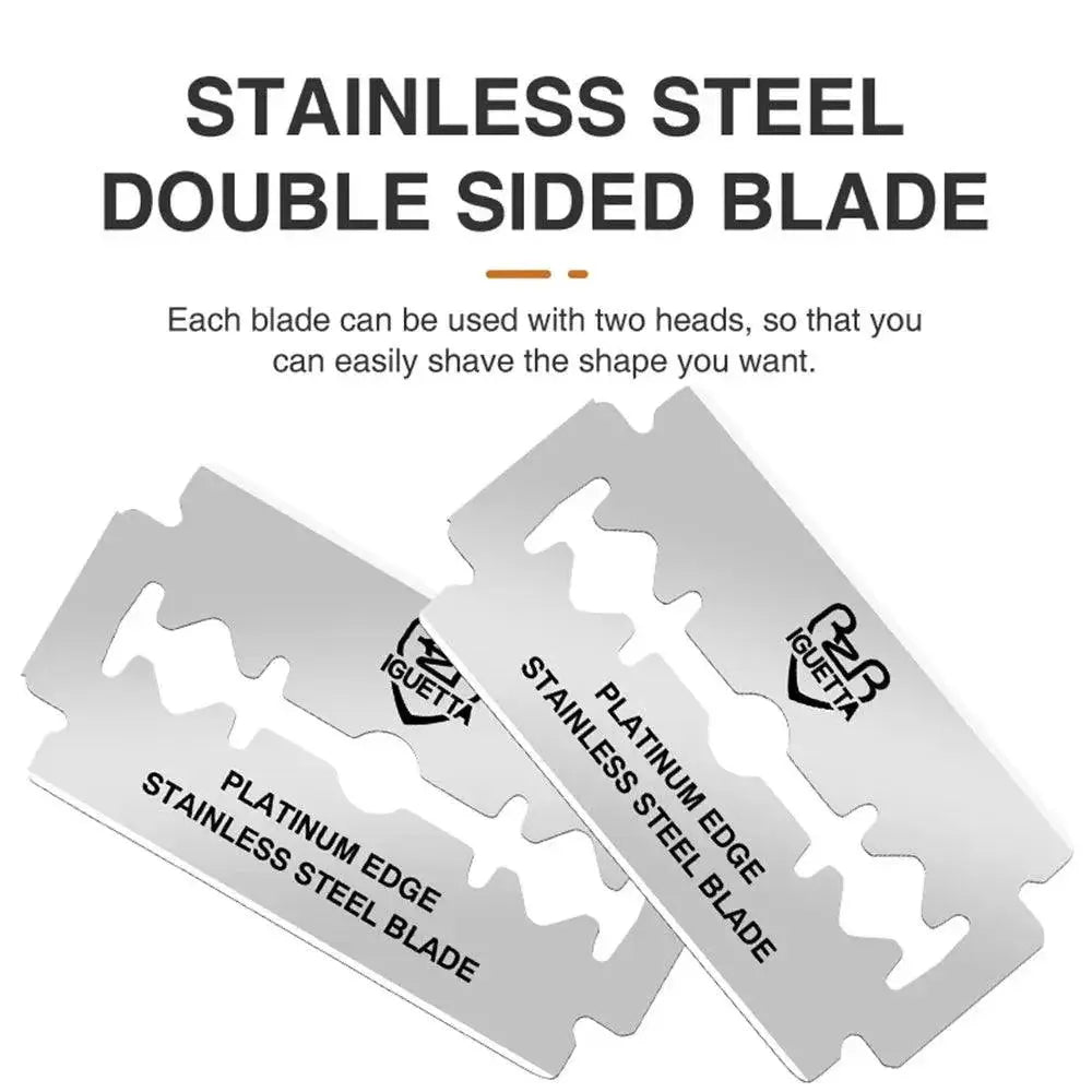Stainless Steel Razor Blades for Precision Shave Essentials