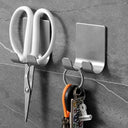 Stainless Steel Razor Holder Wall Organizer with Hooks Rack