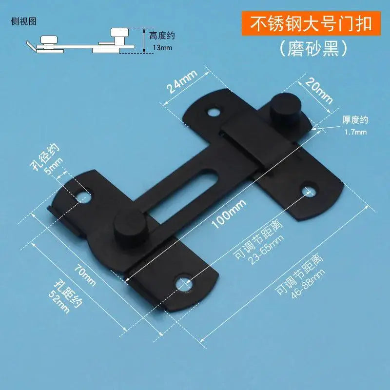 Stainless Steel Red Bronze Pet Cage Door Latch Durable Lock