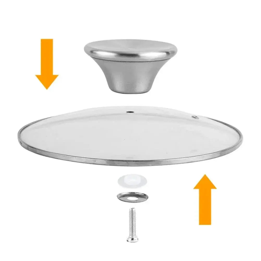 Stainless Steel Replacement Knobs For Cookware Lids 2 Pack