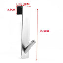 Stainless Steel S-Shape Over Door Towel Rack for Bathrooms