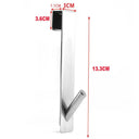 Stainless Steel S-Shape Over Door Towel Rack for Bathrooms