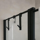 Stainless Steel S-Shape Over Door Towel Rack for Bathrooms