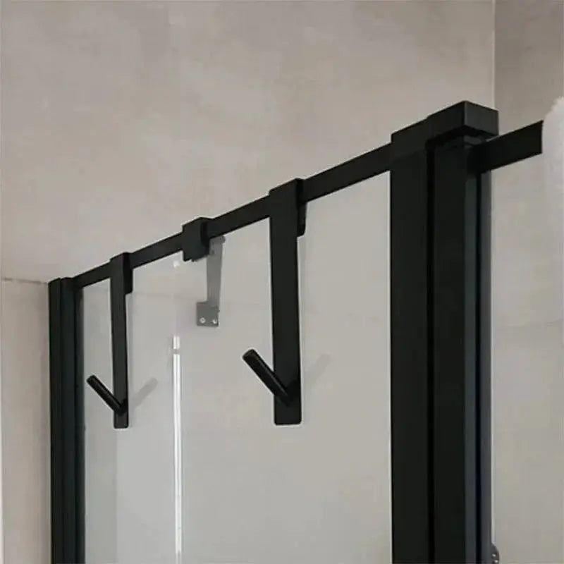 Stainless Steel S Shape Over Door Towel Rack for Bathrooms