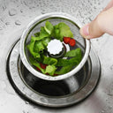 Stainless Steel Sink Filter Mesh Strainer Hair Catcher Plug