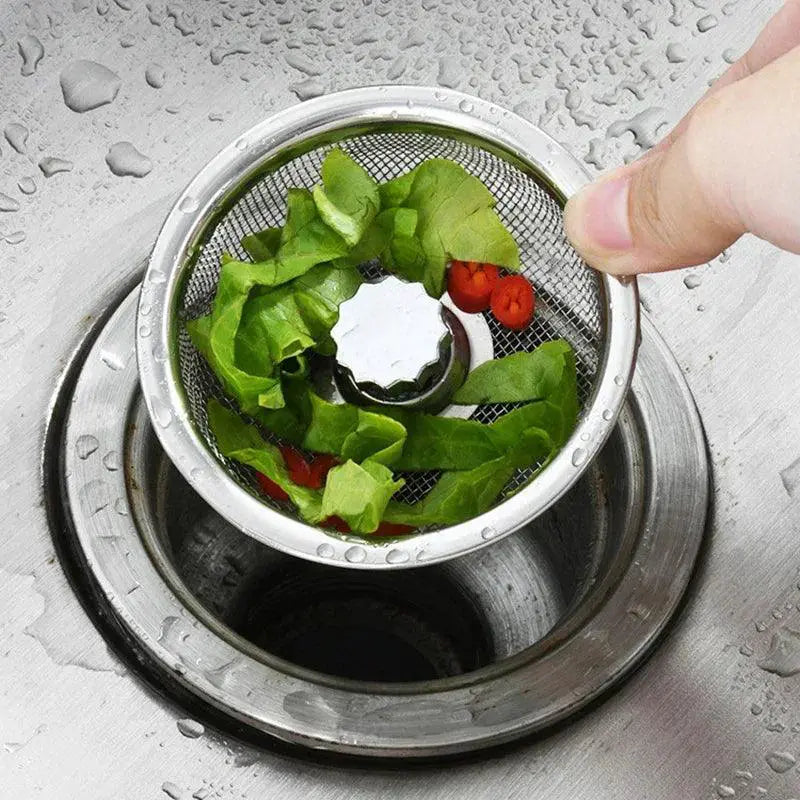 Stainless Steel Sink Filter Mesh Strainer Hair Catcher Plug