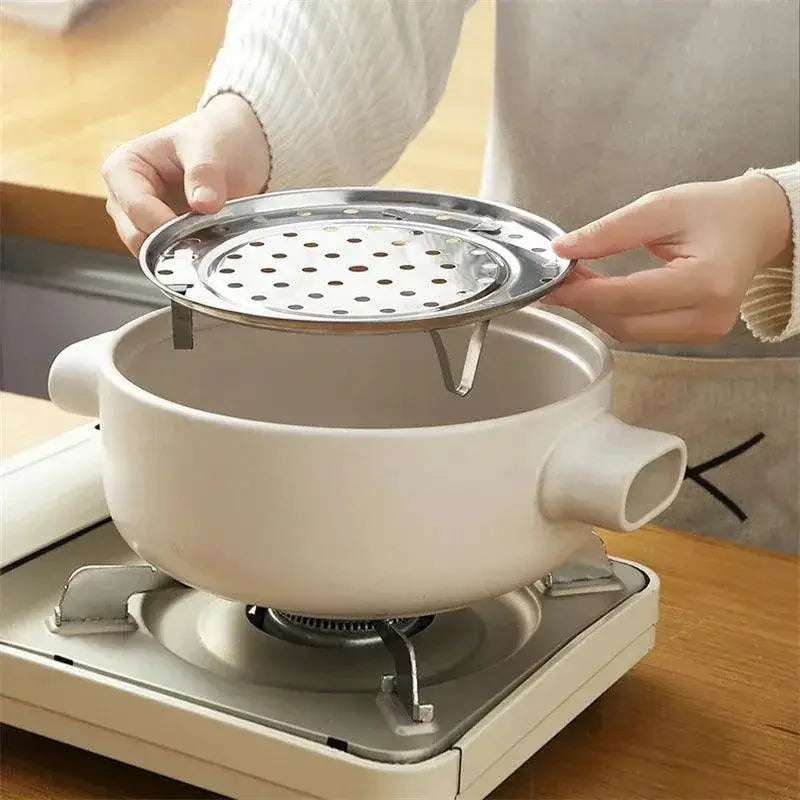 Stainless Steel Steamer Rack For Stock Pots 18 - 30cm Tray