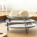 Stainless Steel Steamer Rack for Stock Pots 18-30CM Tray