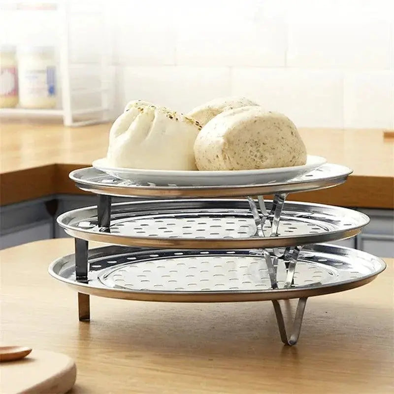 Stainless Steel Steamer Rack For Stock Pots 18 - 30cm Tray