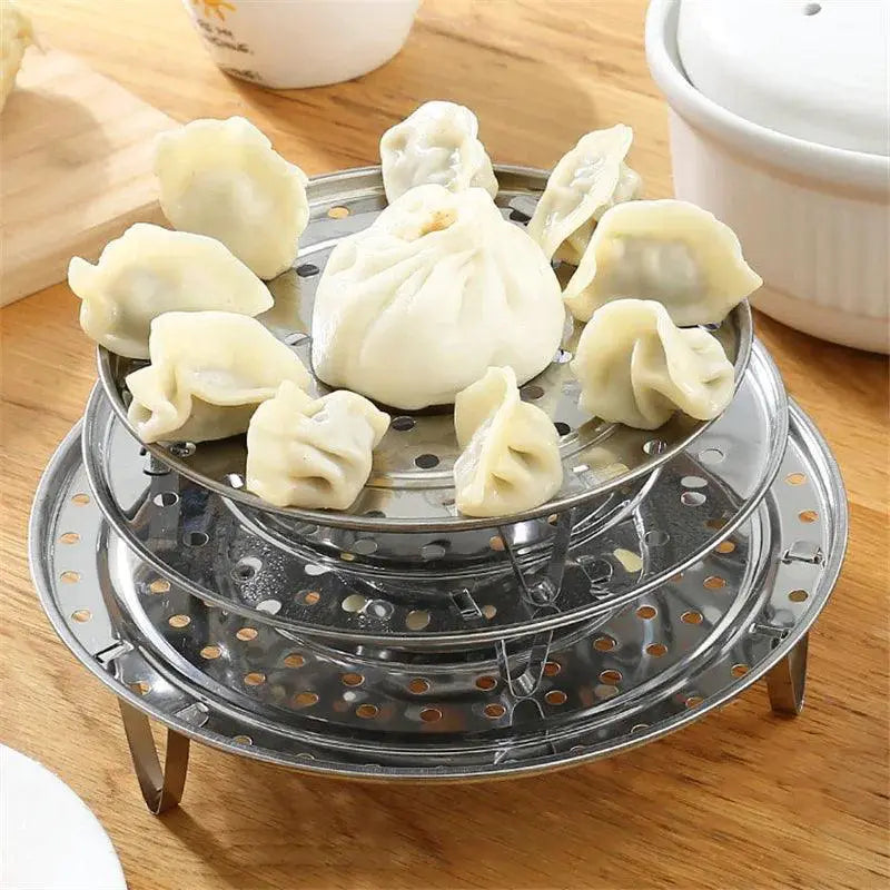 Stainless Steel Steamer Rack For Stock Pots 18 - 30cm Tray