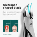 Stainless Steel Toenail Clippers Professional Grade Set Easy Use
