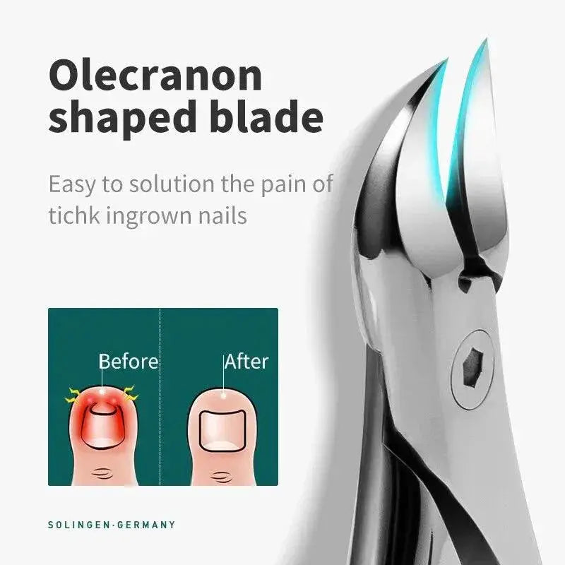 Stainless Steel Toenail Clippers Professional Grade Set