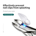 Stainless Steel Toenail Clippers Professional Grade Set Easy Use