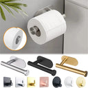 Stainless Steel Toilet Paper Holder Rustproof Wall Mount Dispenser