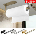 Stainless Steel Toilet Paper Holder Space-Saving Wall Mount