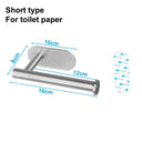 Stainless Steel Toilet Paper Holder Space-Saving Wall Mount