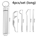 Stainless Steel Toothpick Set for Portable Oral Care