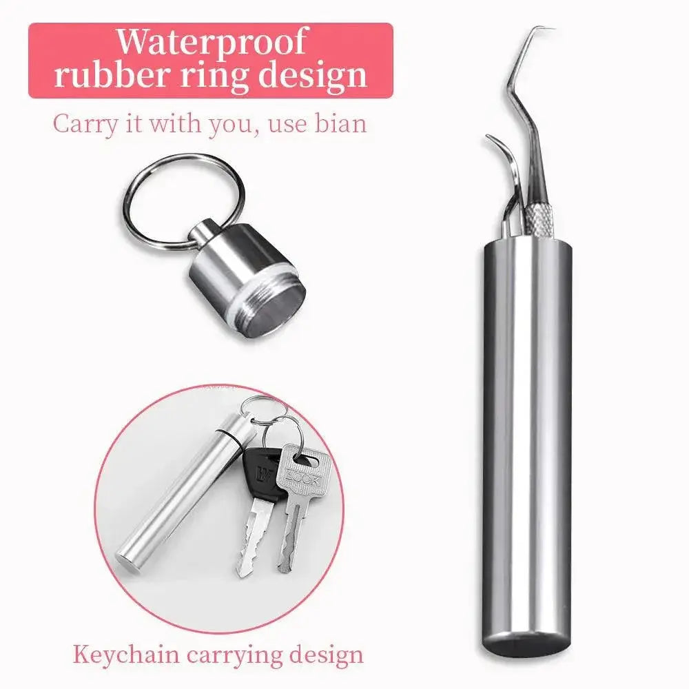 Stainless Steel Toothpick Set Premium Oral Care Tool