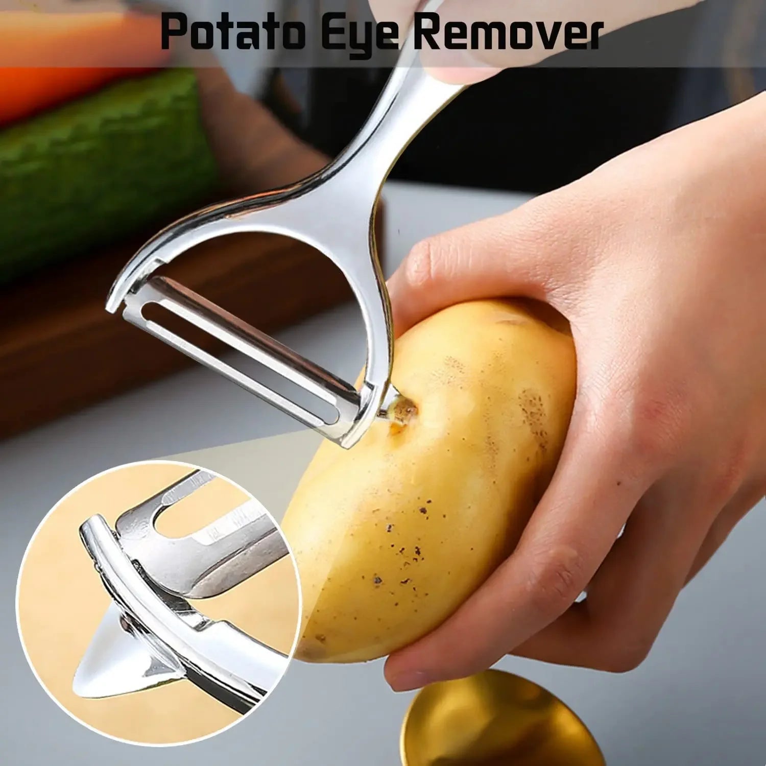 Stainless Steel Vegetable Peeler Multifunctional Carrot Grater Kitchen Tool