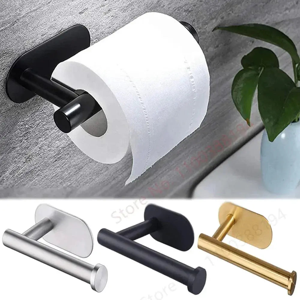 Stainless Steel Wall Mount Towel Holder Rustproof Organizer