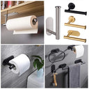 Stainless Steel Wall Mount Towel Holder Organizer Easy Install Rustproof Multi-Use