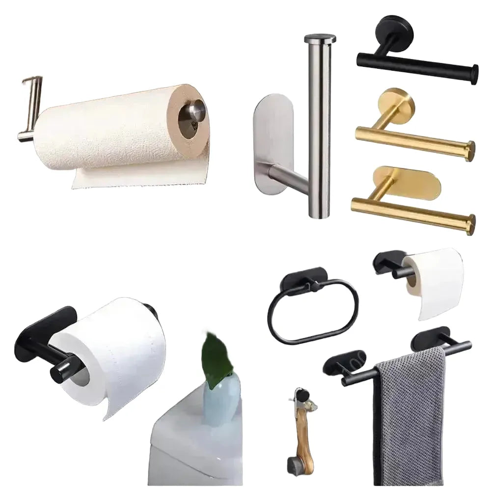 Rustproof Wall Mount Towel Holder Bath — product view 1