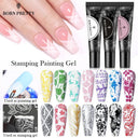 Stamping Gel Polish Set: Nail Art Printing Varnish Born Pretty