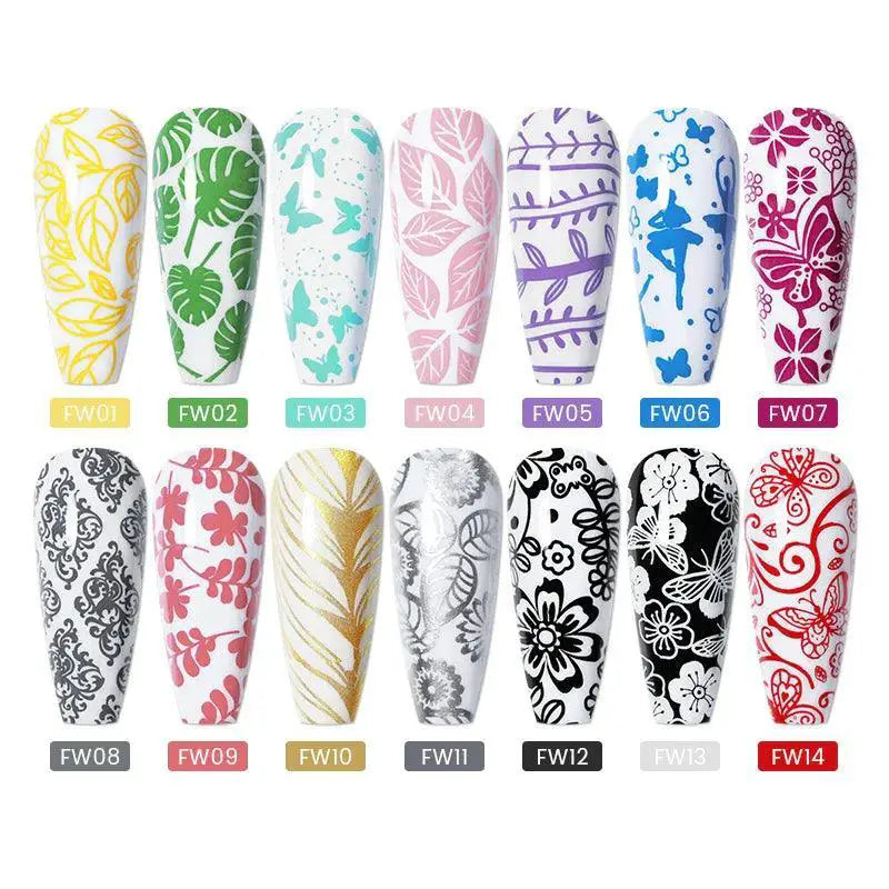 Born Pretty Stamping Gel Polish Nail Art Printing Varnish