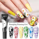 Stamping Gel Polish Set: Nail Art Printing Varnish Born Pretty